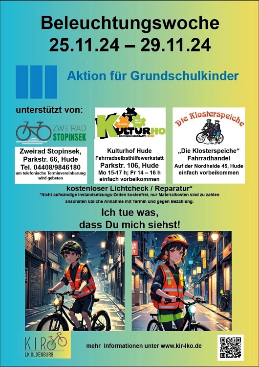 Grundschule © Kreisinitiative Rad, Gruppe Hude